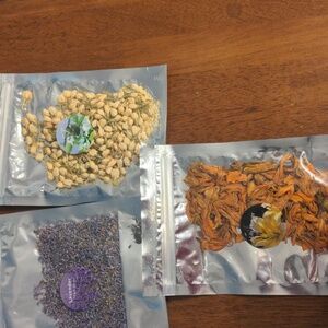 5 For $20. Sealed Bags Of Crafting Flowers